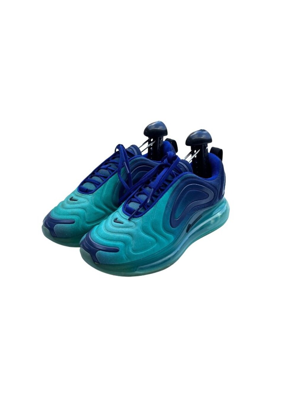 Nike Air Max 720 Teal Blue Gradient Sneakers US 7 Womens Retro Running Shoes